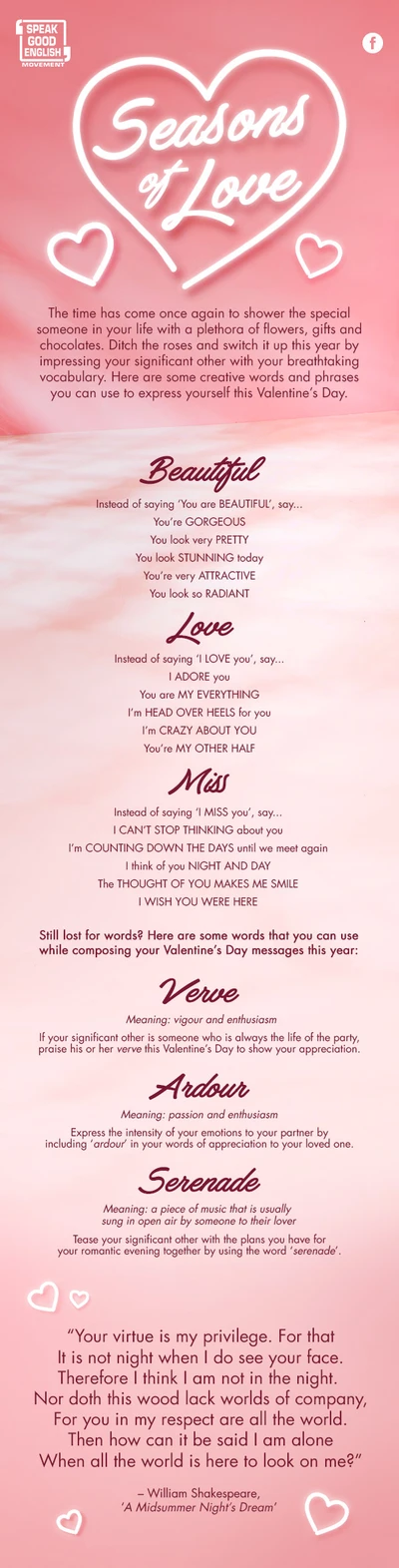 SPEAK GOOD ENGLISH NEWSLETTER FEBRUARY 2018